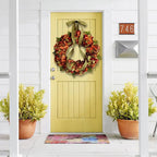 Thanksgiving Hydrangea & Bowknot Front Door Wreath