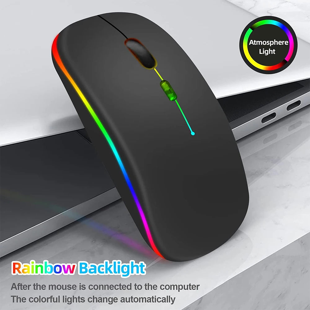 Wireless RGB LED Mouse