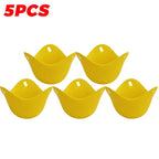 Silicone Egg Poacher Cups (Set of 5)