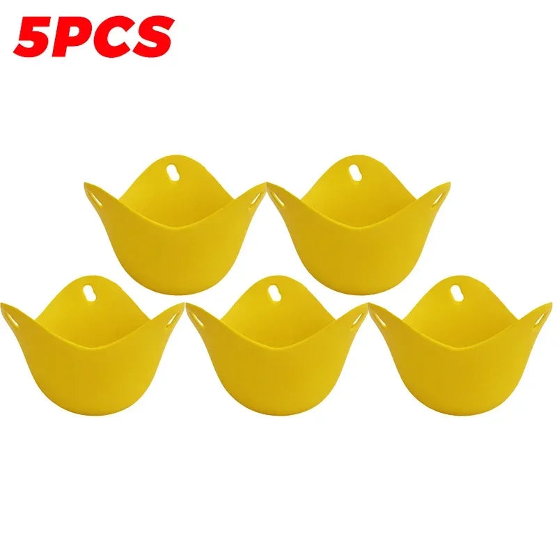 Silicone Egg Poacher Cups (Set of 5)