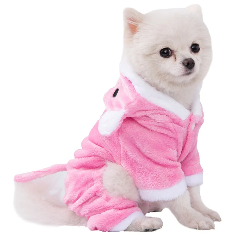 Soft Fleece Dog Jumpsuit