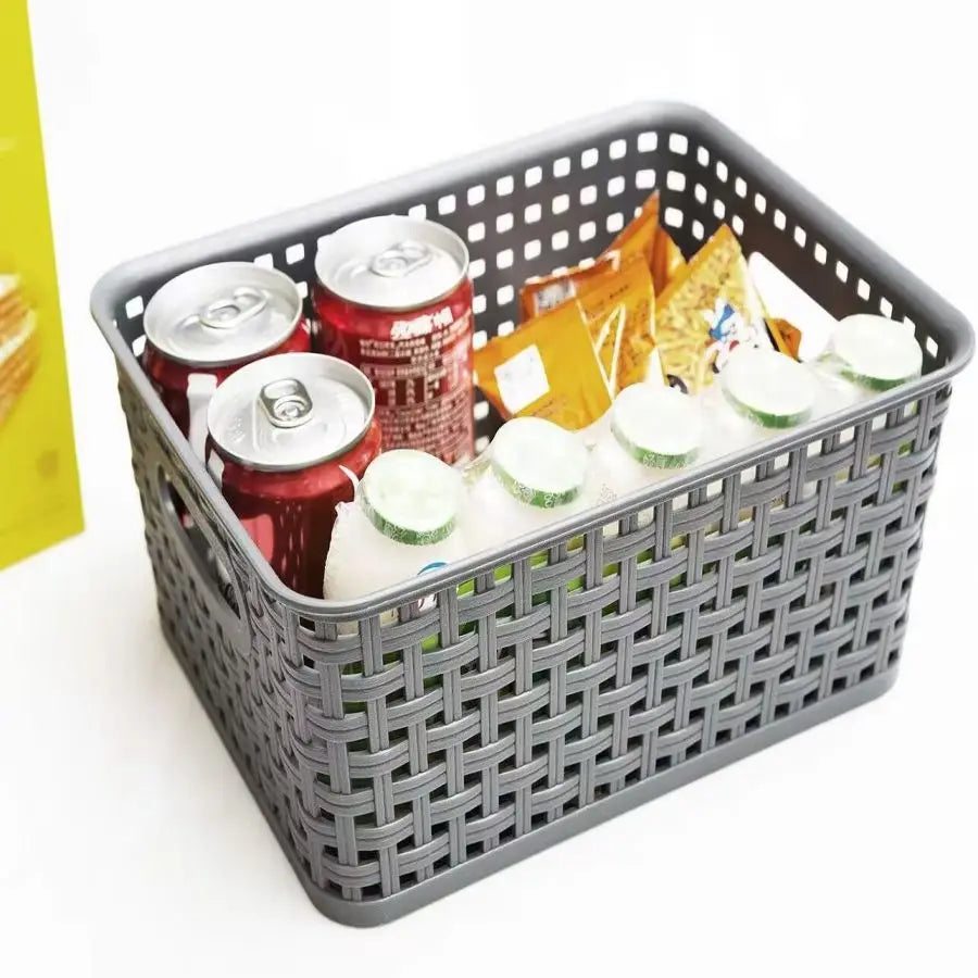 Woven Storage Organizer Baskets (Set of 4)