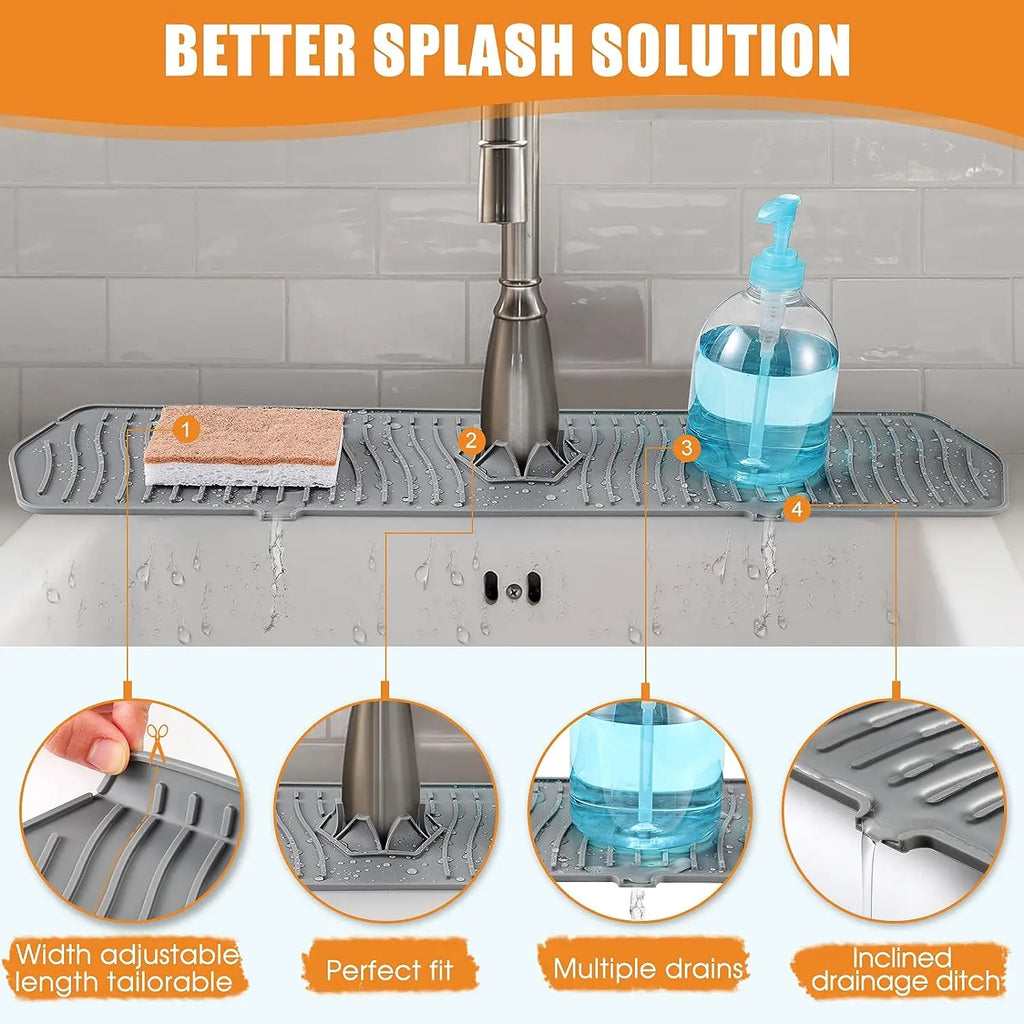 Silicone Sink Splash Guard Mat