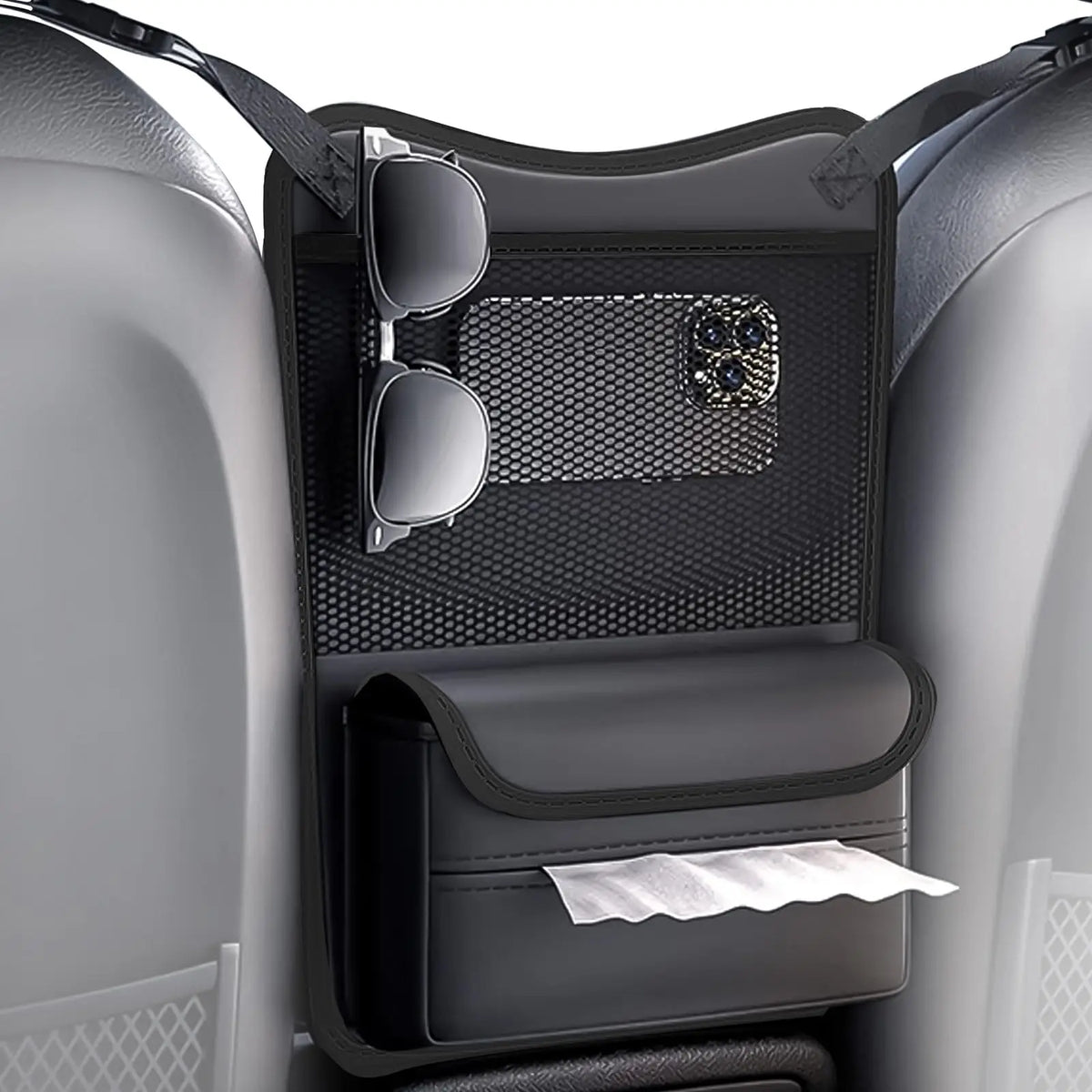 Car Seat Gap Organizer with Tissue Holder