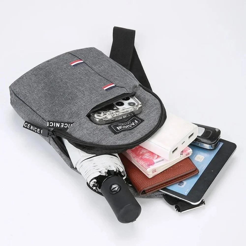 Waterproof Canvas Sling Chest Bag