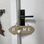 Welcome Home Wooden Bow Sign