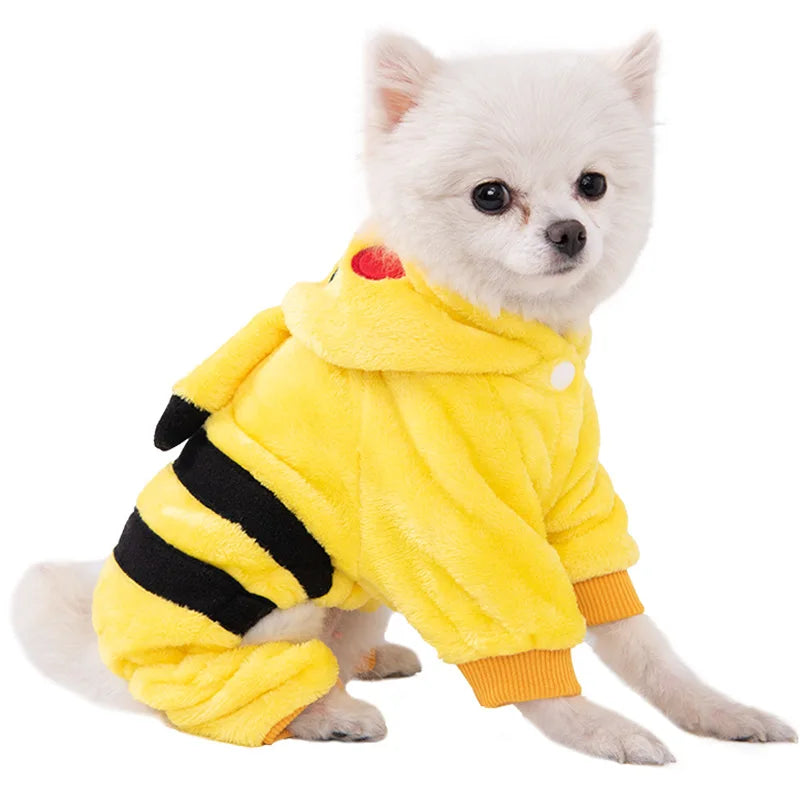 Soft Fleece Dog Jumpsuit