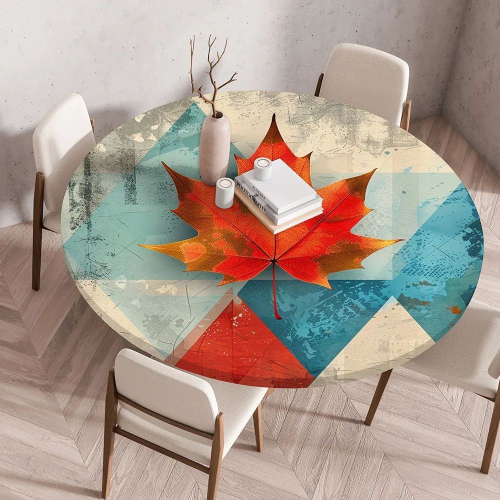 Thanksgiving Round Tablecloth