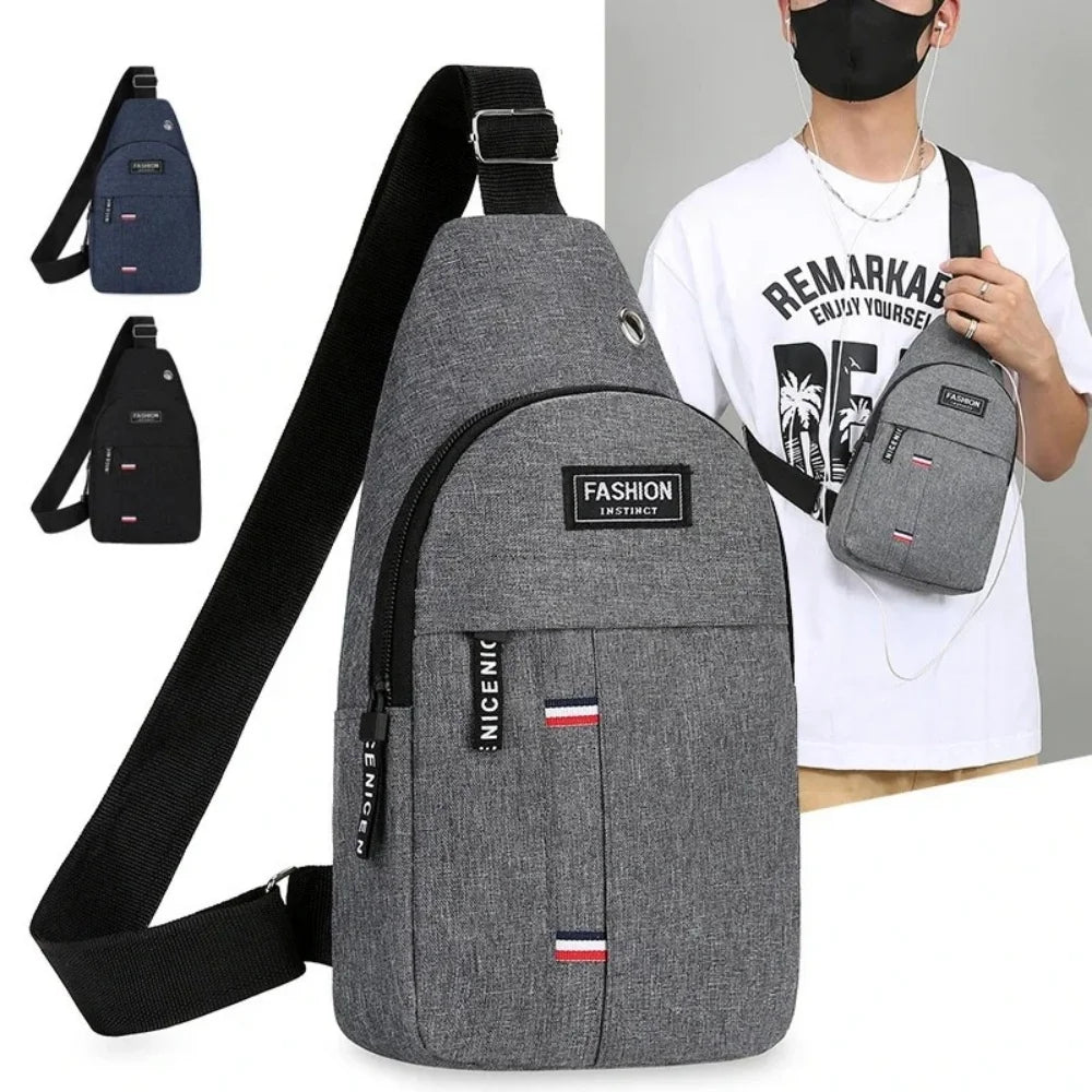 Waterproof Canvas Sling Chest Bag