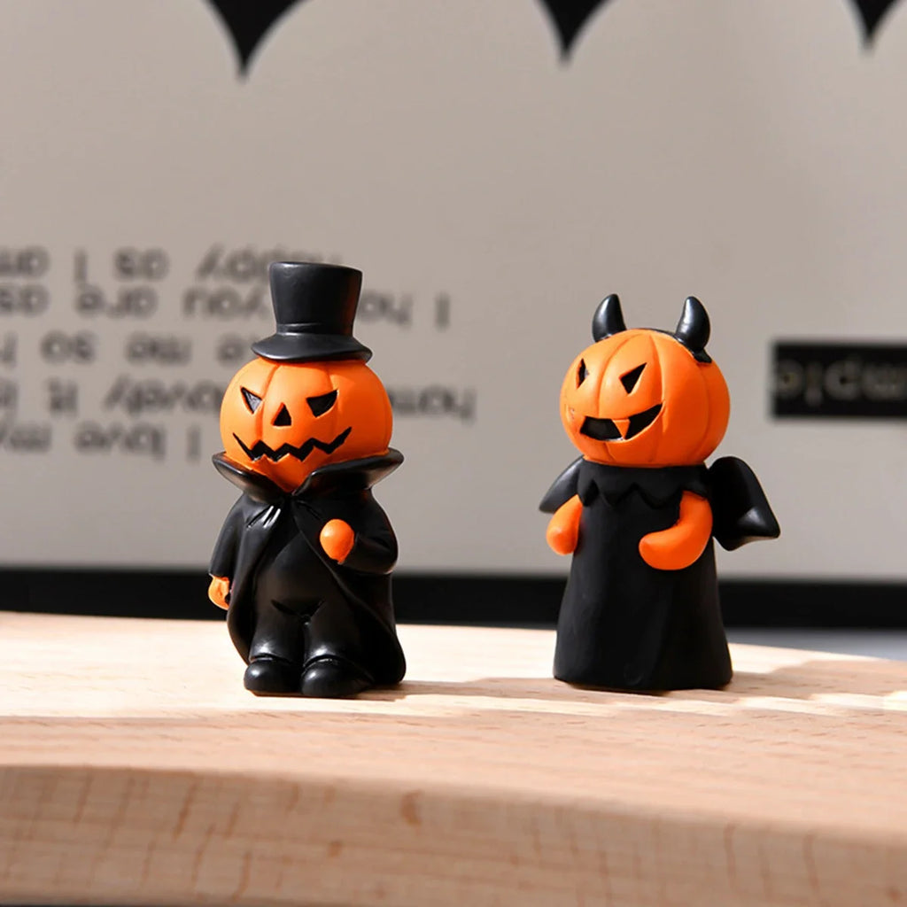 Mini Halloween Resin Figurines Set
