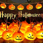 LED Pumpkin String Lights