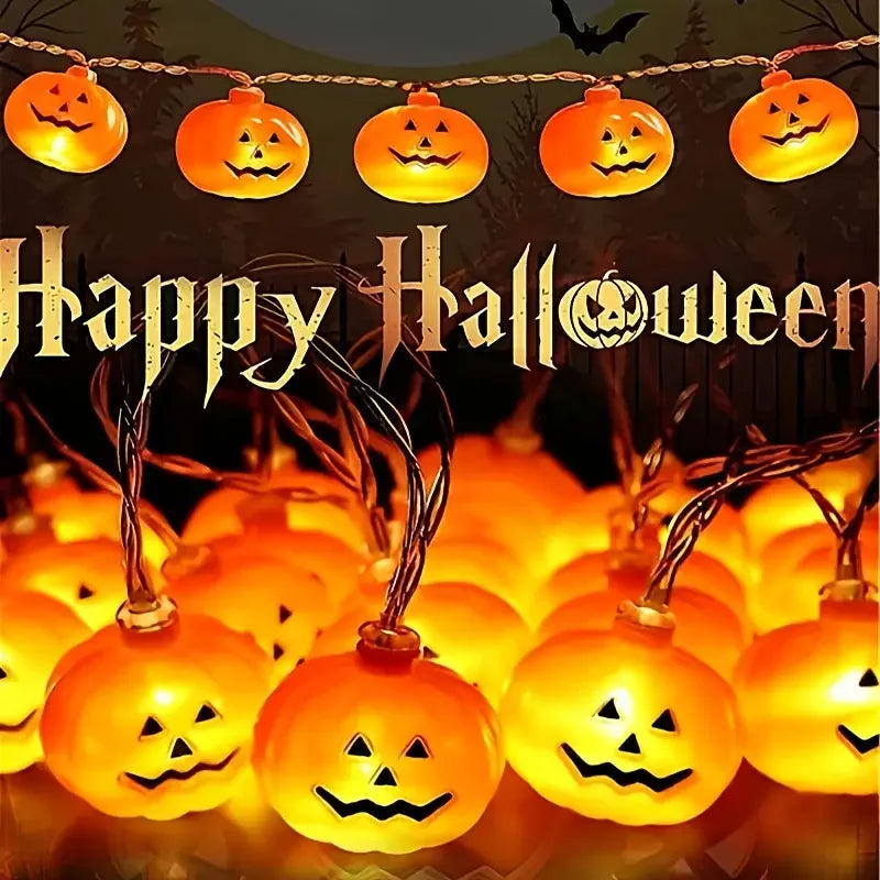 LED Pumpkin String Lights