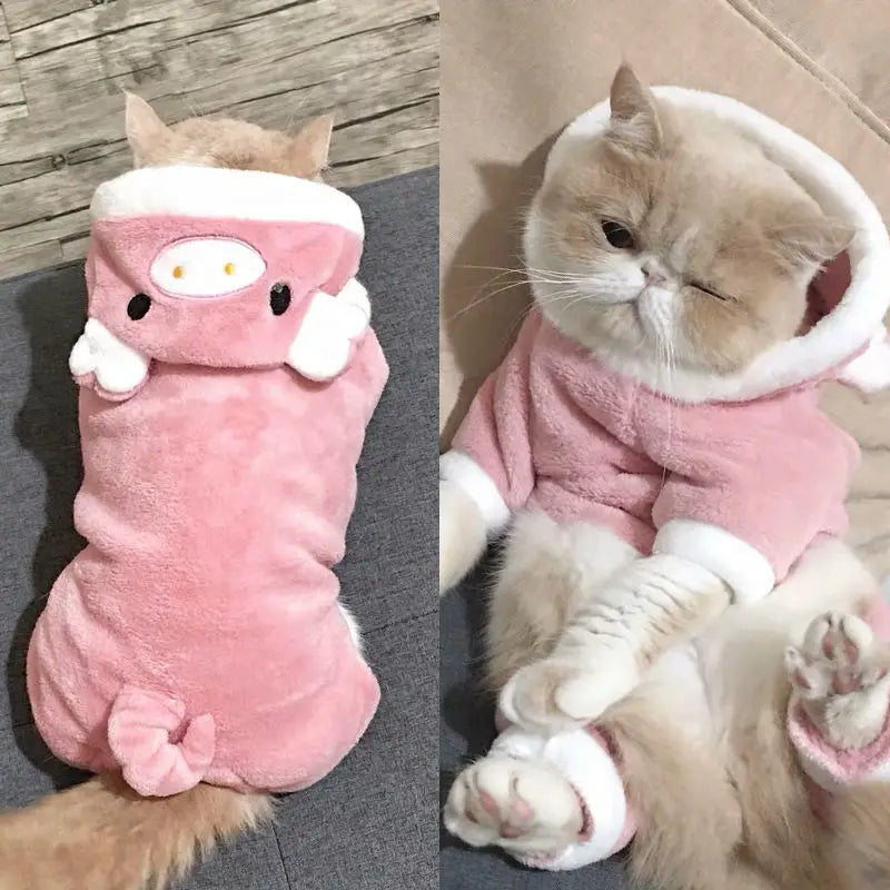 Soft Fleece Dog Jumpsuit