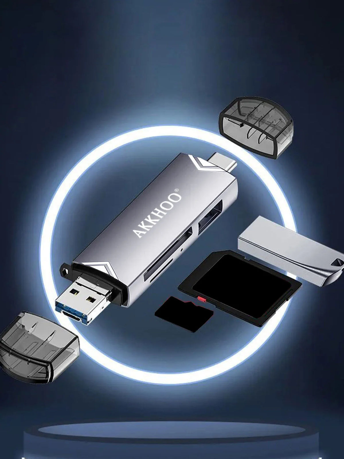 6-in-1 USB-C Card Reader
