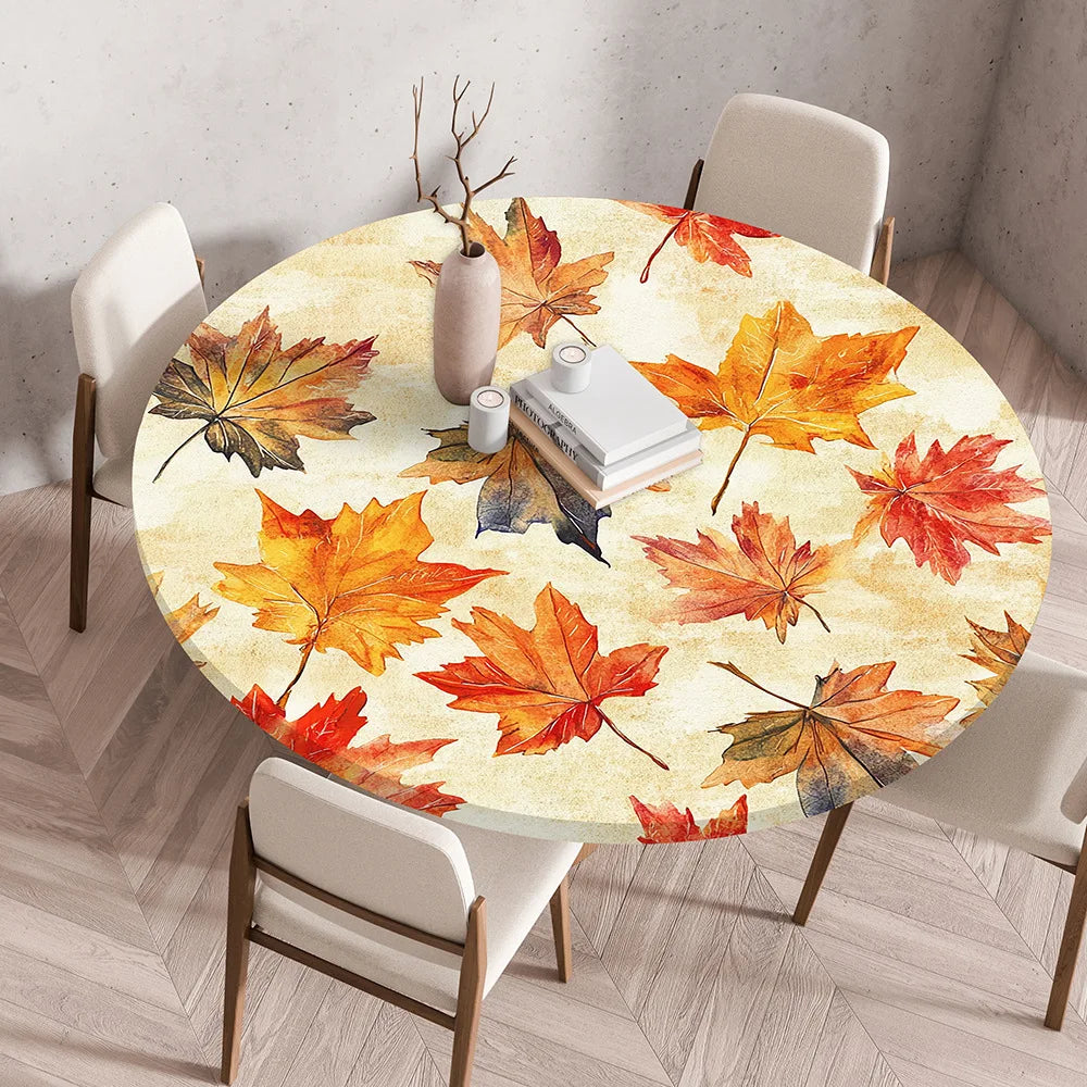 Thanksgiving Round Tablecloth