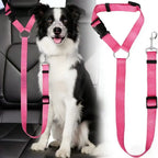 Adjustable Dog Car Seat Belt & Harness