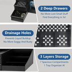 Men's Fragrance Organizer with Drawers