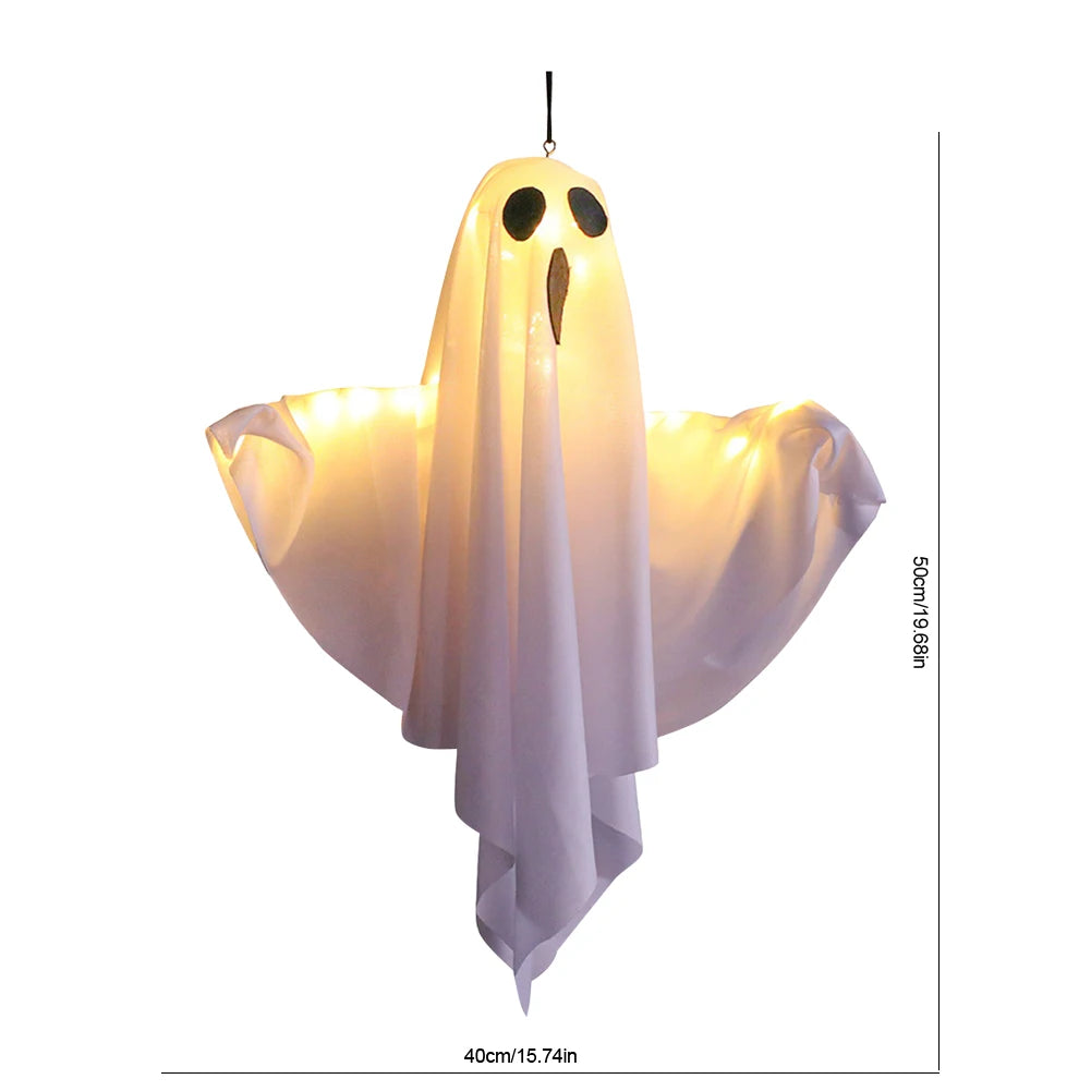Glowing Halloween Ghost Door & Garden Hanging Decoration