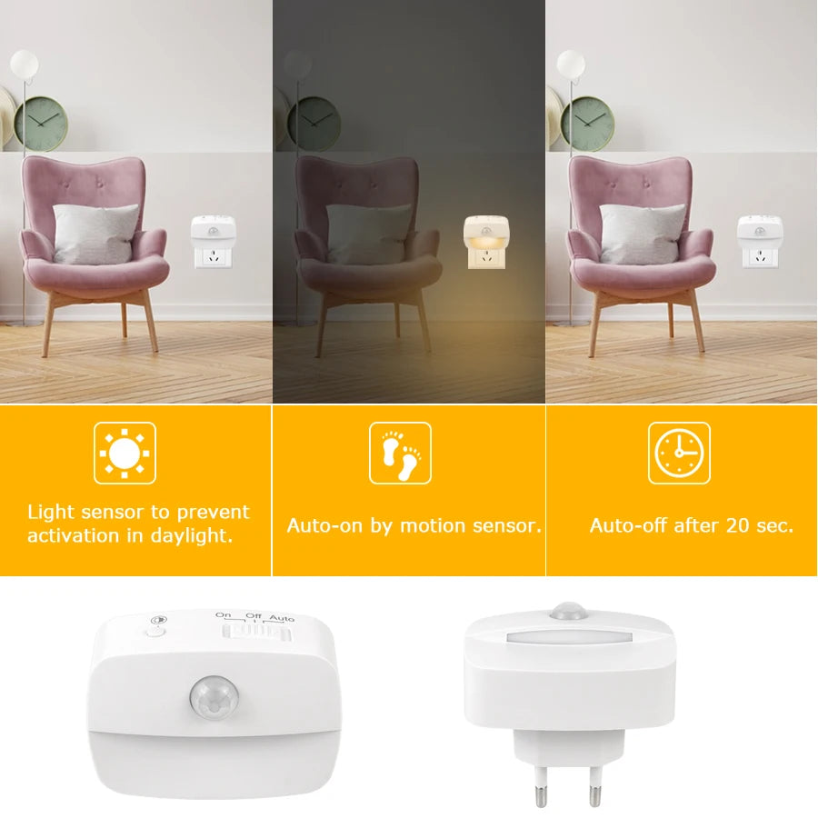 Motion Sensor LED Night Light
