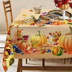 Thanksgiving Turkey Rectangle Tablecloth