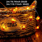LED Acorn Copper Wire Fall String Lights