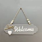 Welcome Home Wooden Bow Sign