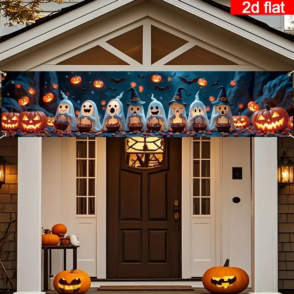 Happy Halloween Fence Banner