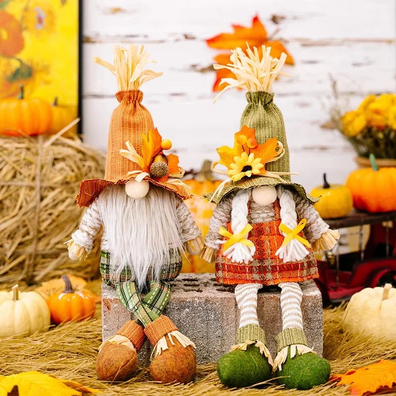 Thanksgiving Scarecrow Gnome