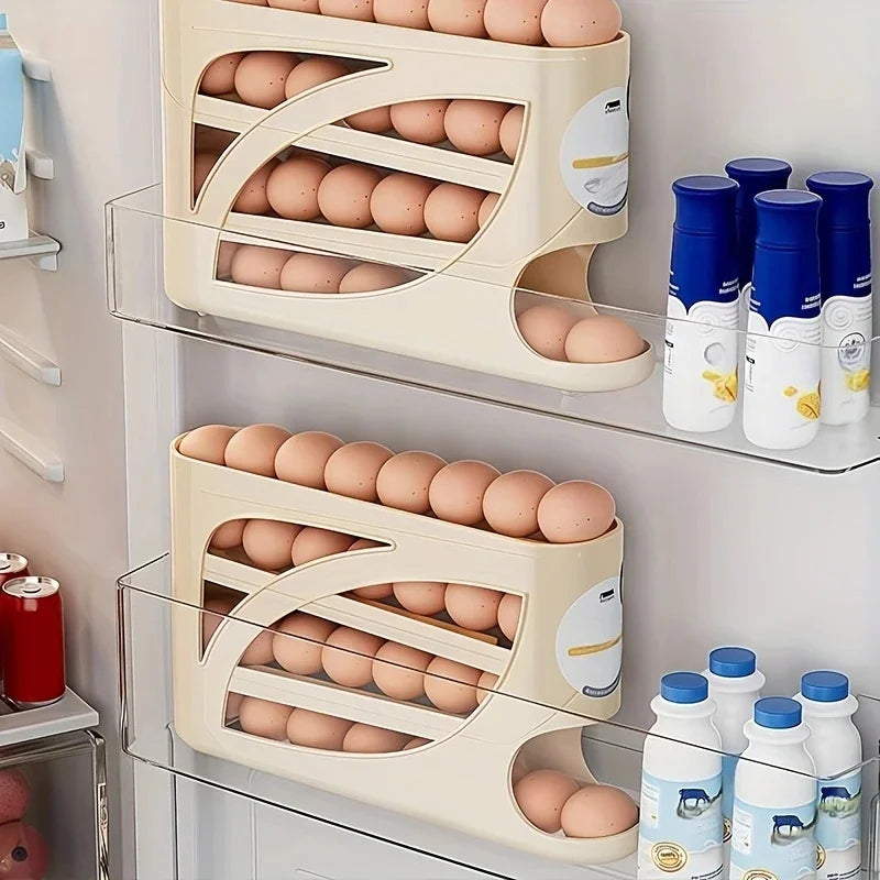 3-Tier Rolling Egg Storage Container