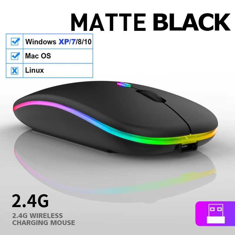 Wireless RGB LED Mouse
