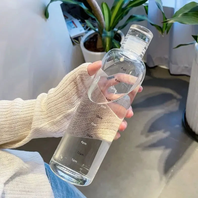 500ml Water Bottle with Time Markers