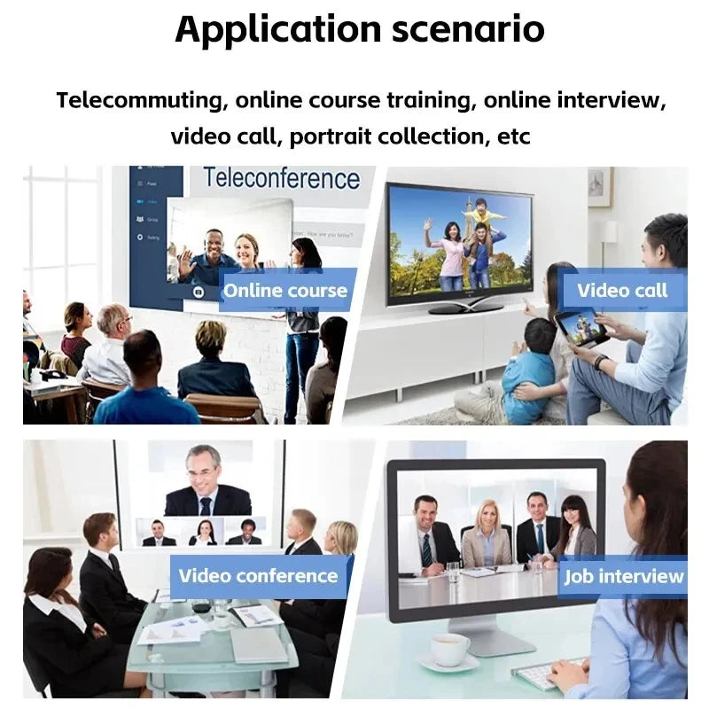 1080p USB Webcam with Built-In Microphone