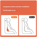 Car Memory Foam Lumbar Support Cushion