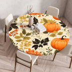 Thanksgiving Round Tablecloth