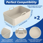 Heat-Resistant Silicone Air Fryer Pot Liner