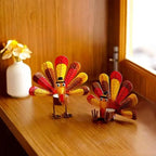 Iron Turkey Table Centerpiece with Base