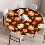 Thanksgiving Round Tablecloth