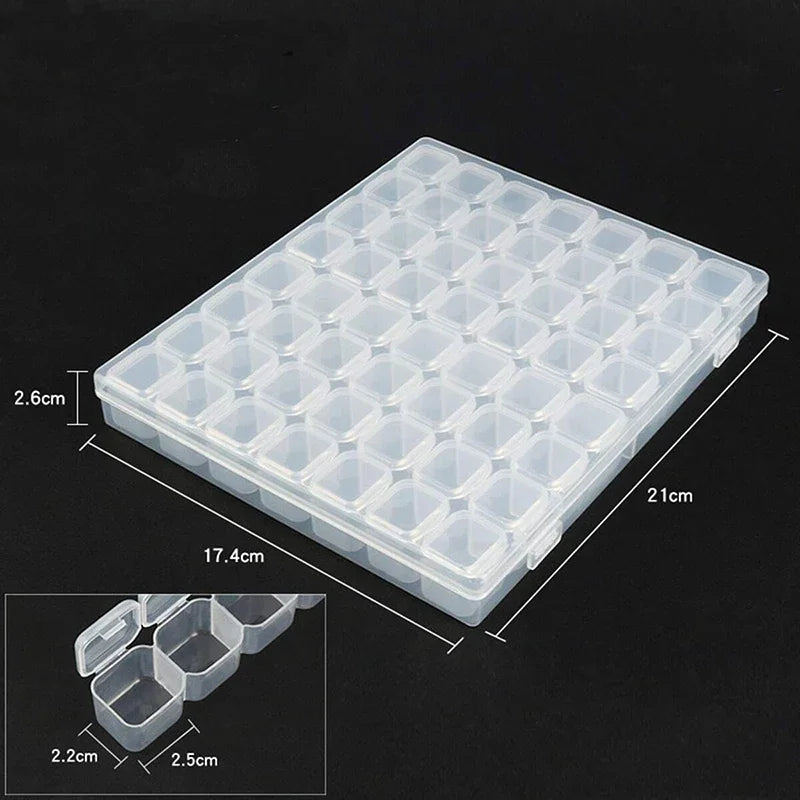 Clear Compartment Storage Organizer Box