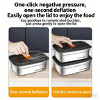 Large Capacity Stainless Steel Leak-Proof Bento Box