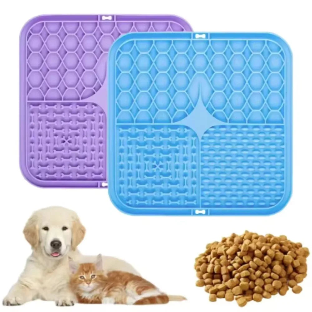 Silicone Pet Lick Mat & Slow Feeder