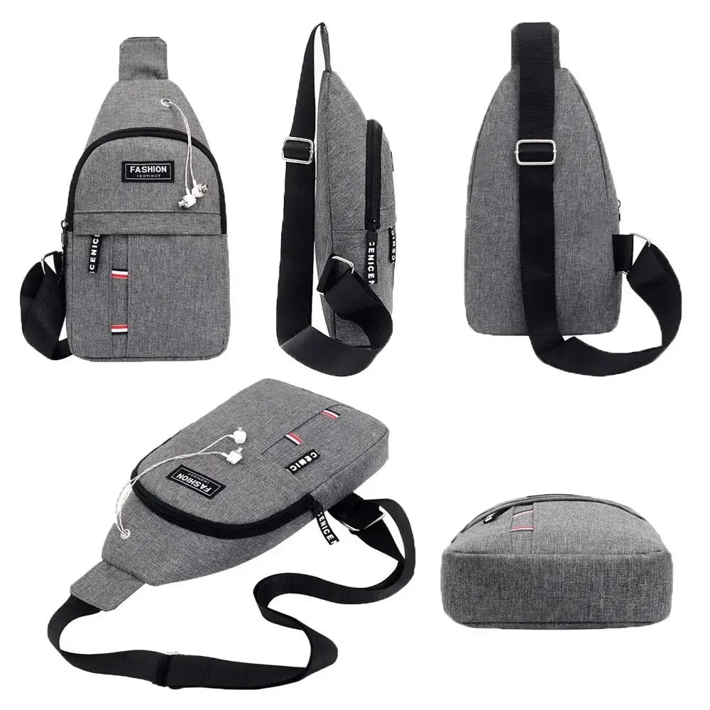 Waterproof Canvas Sling Chest Bag
