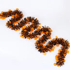 Halloween Glitter Bat & Pumpkin Door Wreath