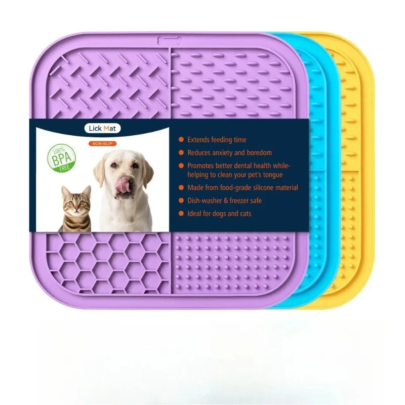 Silicone Lick Mat for Dogs & Cats