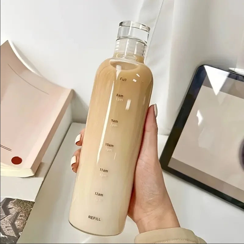 500ml Water Bottle with Time Markers