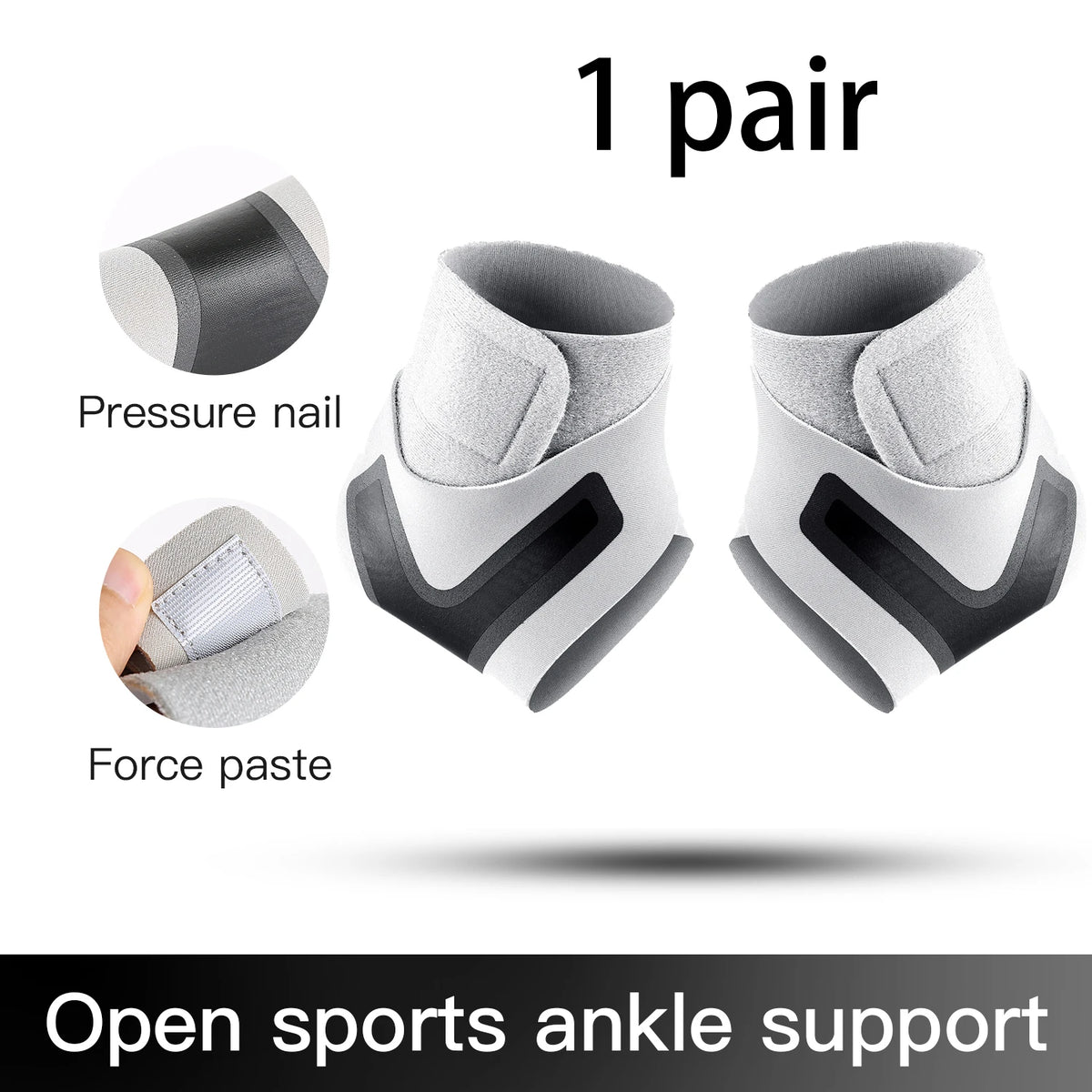 Adjustable Ankle Support Sleeve — 2-Pack