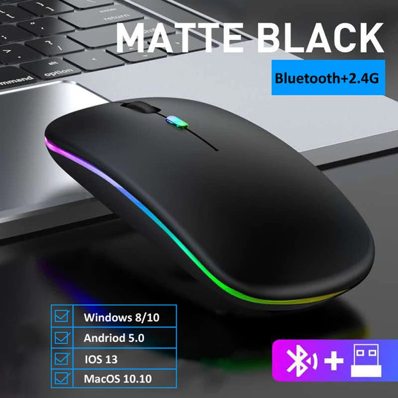 Wireless RGB LED Mouse