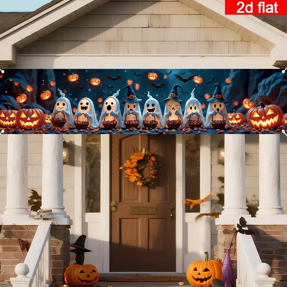 Happy Halloween Fence Banner