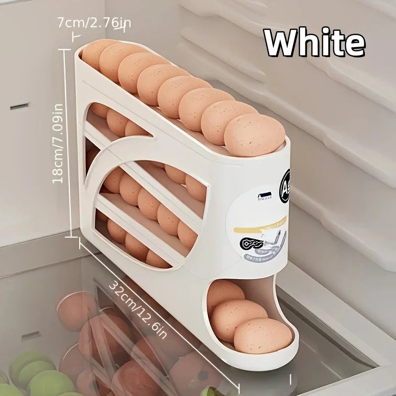 3-Tier Rolling Egg Storage Container