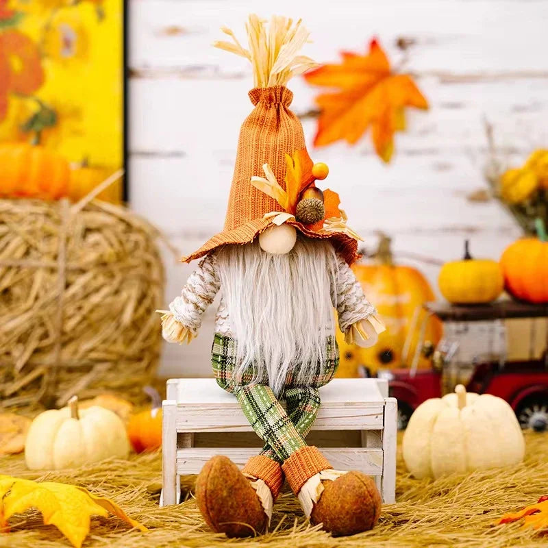 Thanksgiving Scarecrow Gnome