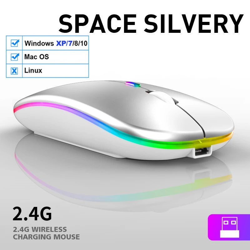 Wireless RGB LED Mouse